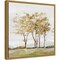 Golden Acre Wood (Trees) by Isabelle Z 16-in. W x 16-in. H. Canvas Wall Art Print Framed in Gold